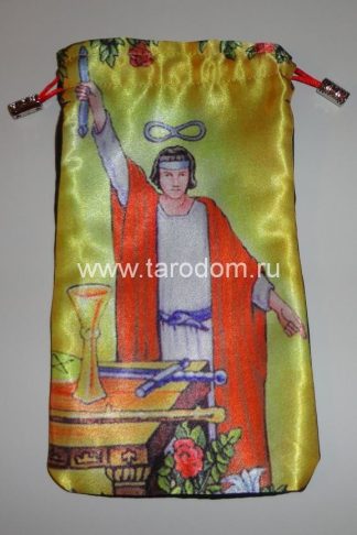 Мешочек для карт таро Райдера Уэйта - Rider Waite Tarot, вариант 3 Маг (Magician)