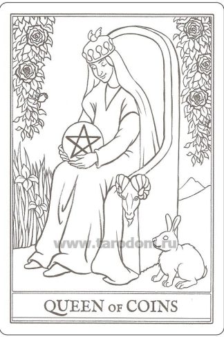 Универсальное таро Уэйта (колода-раскраска)- Universal Rider Waite Tarot (colouring deck)