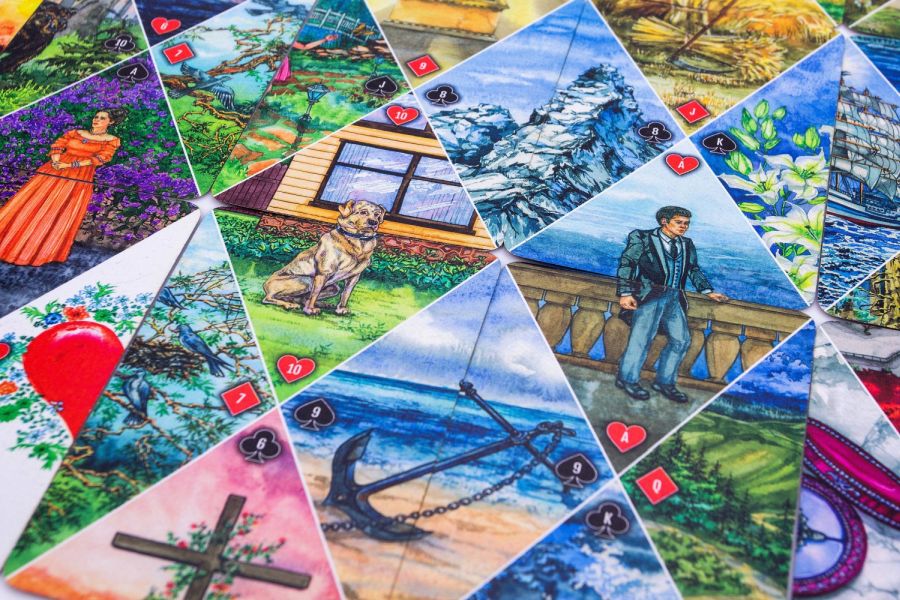 Ленорман оракул deluxe 36+18 карт - Lenormand-Solitaire Double-Deck Oracle — изображение 2
