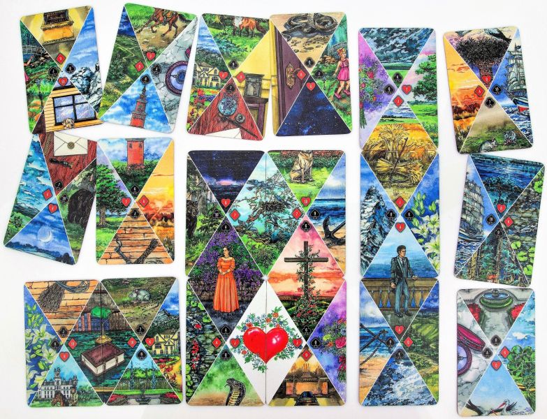 Ленорман оракул deluxe 36+18 карт - Lenormand-Solitaire Double-Deck Oracle — изображение 7