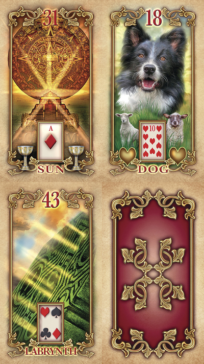 Оракул Блестящий Ленорман, Lustrous Lenormand, Ciro Marchetti 44+3. — изображение 2